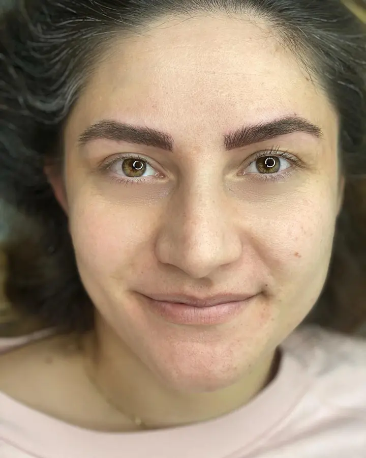 Bir bebeğin daha kaşlarını yaptık bugün - Kaş kalıcı makyaj sonucu, Aleyna Gülten